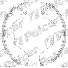 Szczki hamulcowe (komplet) PROTON PERSONA 400 hatchback (C9_C, C9_S), 01.1994- (DELPHI)