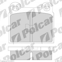 Klocki hamulcowe (4szt. komplet) VOLKSWAGEN GOLF I (17), 04.1974 - 12.1985 (DELPHI)