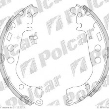 Szczki hamulcowe (komplet) TOYOTA YARIS VERSO (NC / LP2_), 11.1999- (DELPHI)