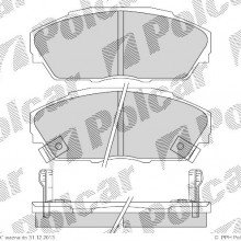 Klocki hamulcowe (4szt. komplet) HONDA ACCORD III Aerodeck (CA5), 11.1985 - 12.1989 (DELPHI)