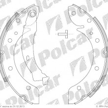 Szczki hamulcowe (komplet) RENAULT MEGANE Scenic (JA0/1_), 01.1997 - 10.1999 (DELPHI)