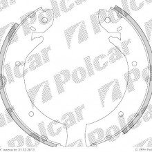 Szczki hamulcowe (komplet) FORD P 100 II, 10.1987 - 12.1992 (DELPHI)