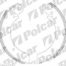 Szczki hamulcowe (komplet) RENAULT TRAFIC platforma / podwozie (PXX), 03.1989 - 03.2001 (DELPHI)