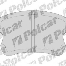 Klocki hamulcowe (4szt. komplet) RENAULT TRAFIC platforma / podwozie (P6), 03.1980 - 04.1989 (DELPHI)