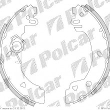 Szczki hamulcowe (komplet) FORD FIESTA III (GFJ), 01.1989 - 01.1997 (DELPHI)