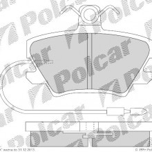 Klocki hamulcowe (4szt. komplet) RENAULT SUPER 5 (B / C40_), 10.1984 - 12.1996 (DELPHI)