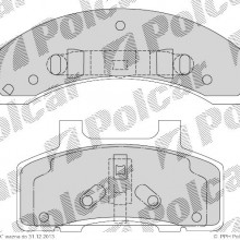 Klocki hamulcowe (4szt. komplet) CHEVROLET LUMINA APV, 08.1989 - 07.1996 (DELPHI)