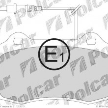 Klocki hamulcowe (4szt. komplet) PEUGEOT 406 coupe (8C), 03.1997 - 12.2004 (DELPHI)
