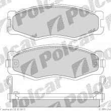 Klocki hamulcowe (4szt. komplet) NISSAN SILVIA (S12), 01.1984 - 09.1988 (DELPHI)