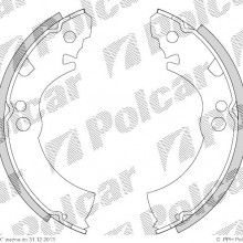 Szczki hamulcowe (komplet) NISSAN MICRA (K10), 12.1982 - 11.1992 (DELPHI)