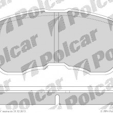 Klocki hamulcowe (4szt. komplet) MITSUBISHI L 300 platforma / podwozie (L03_P), 05.1980 - 04.1994 (DELPHI)