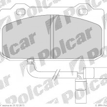 Klocki hamulcowe (4szt. komplet) ALFA ROMEO ARNA (920), 03.1983 - 12.1986 (DELPHI)