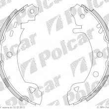 Szczki hamulcowe (komplet) ALFA ROMEO 33 Sport Wagon (907B), 01.1990 - 09.1994 (DELPHI)