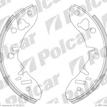 Szczki hamulcowe (komplet) AUSTIN METRO, 10.1980 - 04.1990 (DELPHI)