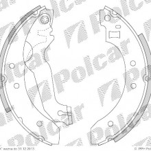 Szczki hamulcowe (komplet) FORD ESCORT IV kabriolet (ALF), 01.1986 - 07.1990 (DELPHI)