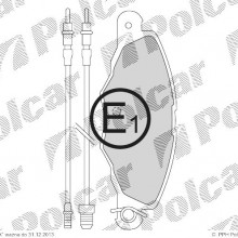 Klocki hamulcowe (4szt. komplet) CITROEN XM (Y4), 05.1994 - 10.2000 (DELPHI)