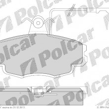 Klocki hamulcowe (4szt. komplet) CITROEN ZX (N2), 03.1991 - 10.1997 (DELPHI)