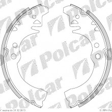 Szczki hamulcowe (komplet) DAIHATSU CHARADE III (G100, G101, G102), 01.1987 - 07.1993 (DELPHI)