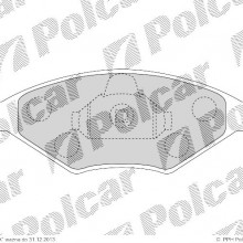 Klocki hamulcowe (4szt. komplet) FIAT PALIO (178BX), 04.1996- (DELPHI)