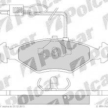 Klocki hamulcowe (4szt. komplet) FIAT DUNA (146 B), 01.1987 - 12.1991 (DELPHI)