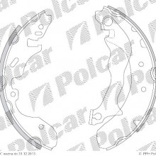 Szczki hamulcowe (komplet) FORD MONDEO II sedan (BFP), 09.1996 - 11.2000 (DELPHI)