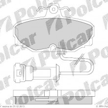 Klocki hamulcowe (4szt. komplet) FORD SCORPIO I (GAE, GGE), 04.1985 - 09.1994 (DELPHI)