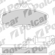 Klocki hamulcowe (4szt. komplet) FORD SIERRA kombi (BNC), 08.1982 - 12.1986 (DELPHI)