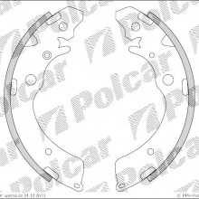 Szczki hamulcowe (komplet) HONDA CR - V I (RD), 10.1995 - 02.2002 (DELPHI)