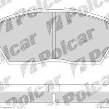 Klocki hamulcowe (4szt. komplet) HONDA CIVIC II Shuttle (EE), 01.1988 - 02.1995 (DELPHI)