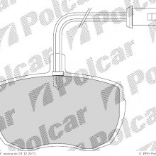 Klocki hamulcowe (4szt. komplet) ROVER 2000 - 3500 hatchback (SD1), 06.1976 - 10.1986 (DELPHI)