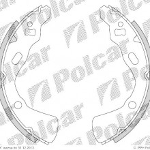 Szczki hamulcowe (komplet) KIA PRIDE kombi, 08.1999- (DELPHI)