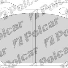 Klocki hamulcowe (4szt. komplet) MERCEDES KOMBI kombi (S123), 09.1977 - 12.1985 (DELPHI)