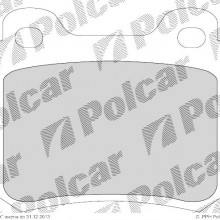 Klocki hamulcowe (4szt. komplet) MERCEDES sedan (W124), 12.1984 - 06.1993 (DELPHI)