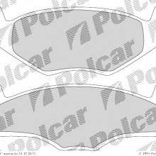 Klocki hamulcowe (4szt. komplet) VOLKSWAGEN POLO coupe (86C, 80), 10.1981 - 09.1994 (DELPHI)
