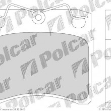 Klocki hamulcowe (4szt. komplet) VOLKSWAGEN TRANSPORTER IV platforma / podwozie (70XD), 07.1990 - 04.2003 (DELPHI)