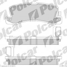 Klocki hamulcowe (4szt. komplet) TOYOTA COROLLA (_E10_), 05.1992 - 04.1997 (DELPHI)