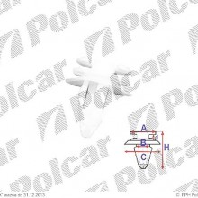 Spinka montaowa BMW 7 (F01/F02), 10.2008-