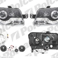 reflektory wiate przednich FIAT PANDA (169), 09.2003-