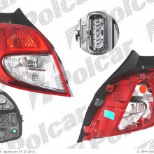 lampa tylna RENAULT CLIO III (R0/1), 05.2009-