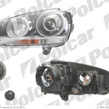 reflektor gwny VOLKSWAGEN GOLF V (1K), 10.2003 - 05.2009