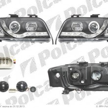 reflektory wiate przednich AUDI A6 (C5) Sedan / AVANT, 06.2001 - 01.2005