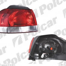 lampa tylna zewntrzna VOLKSWAGEN GOLF VI (1L), 10.2008-