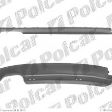 spojler zderzaka tylnego VOLKSWAGEN GOLF VI (1L), 10.2008-