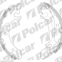Szczki hamulcowe (komplet) FORD MONDEO I (GBP), 02.1993 - 08.1996 (DELPHI)