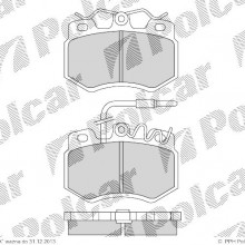 Klocki hamulcowe (komplet 4szt.) PEUGEOT 309 II (3C, 3A), 07.1989 - 12.1993 (Fomar)
