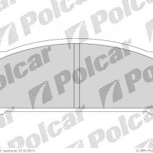 Klocki hamulcowe (komplet 4szt.) SEAT 132, 01.1973 - 12.1982 (Fomar)