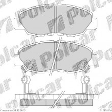 Klocki hamulcowe (4szt. komplet) HONDA ACCORD IV coupe (CC1), 01.1992 - 09.1993 (Fomar)