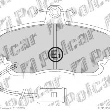 Klocki hamulcowe (4szt. komplet) HONDA LEGEND I (HS, KA), 01.1986 - 03.1991 (MAGNETI MARELLI)