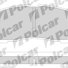 Klocki hamulcowe (komplet 4szt.) FORD PROBE I, 08.1988 - 07.1993 (Magneti Marelli / Cofap)