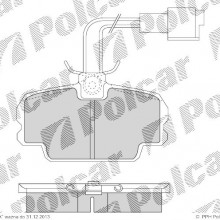 Klocki hamulcowe (4szt. komplet) BMW 3 (E30), 09.1982 - 03.1992 (Fomar)